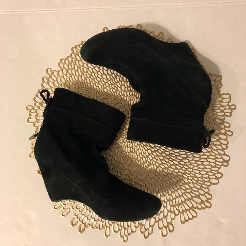 BCBG Slouch Suede Booties (S11)